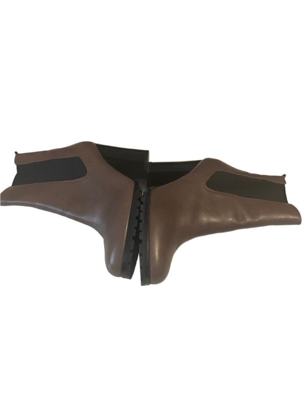 Coach Odell Brown Leather Pull On Heel Boots Size 11 - Picture 5 of 12